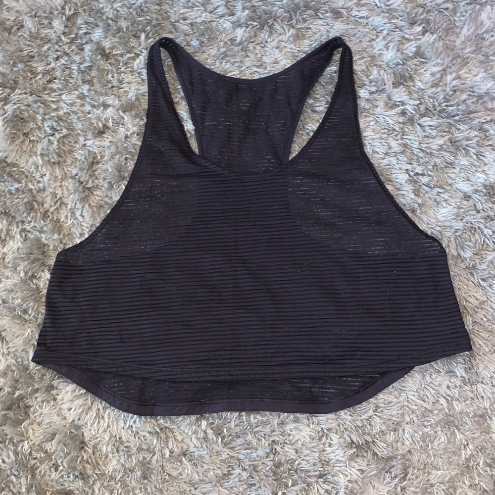Deep Purple Lululemon Crop Top